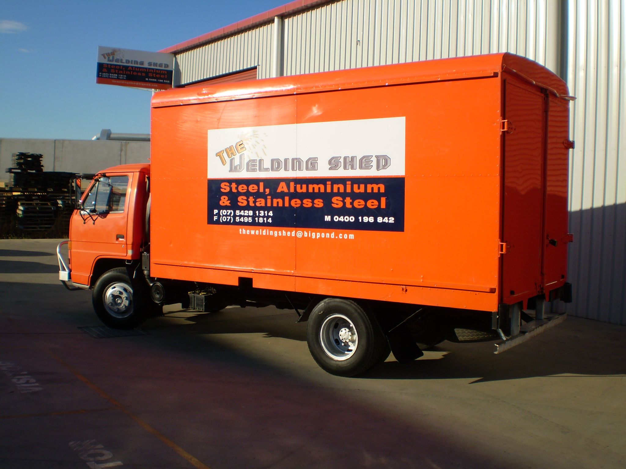 The Welding Shed delivery truck